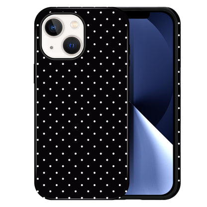 Polka Dot Pattern Phone Case for iPhone 17 6.3", White
