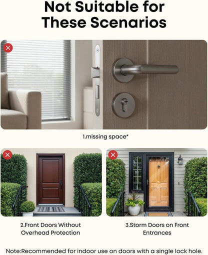 eufy Security Smart Lock FamiLock C32, Fingerprint Keyless Lock with Handle