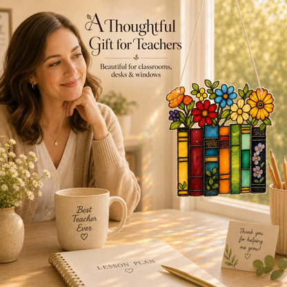 Book Lovers Gifts Book Ornament, Teacher Gifts for Women, Librarian, Reader