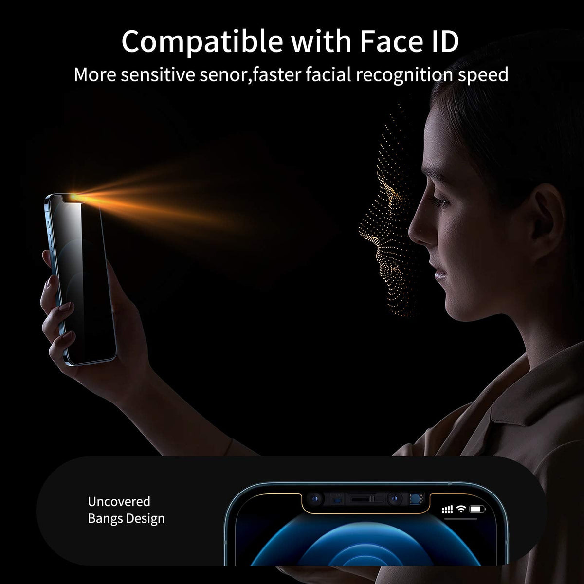 UNBREAKcable Privacy Screen Protector for iPhone 16 Pro, 2-Pack