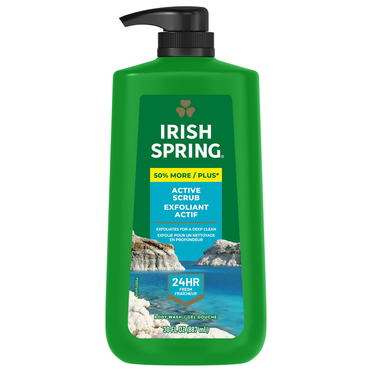 Irish Spring Body Wash for Men, Original Scent, 887 mL