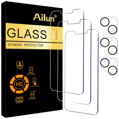 Ailun Screen Protector + Camera Lens Protector for iPhone 16 Pro Max