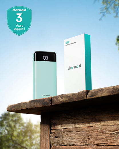 charmast Portable Charger Power Bank with Reinforced Built-in 4 Cables