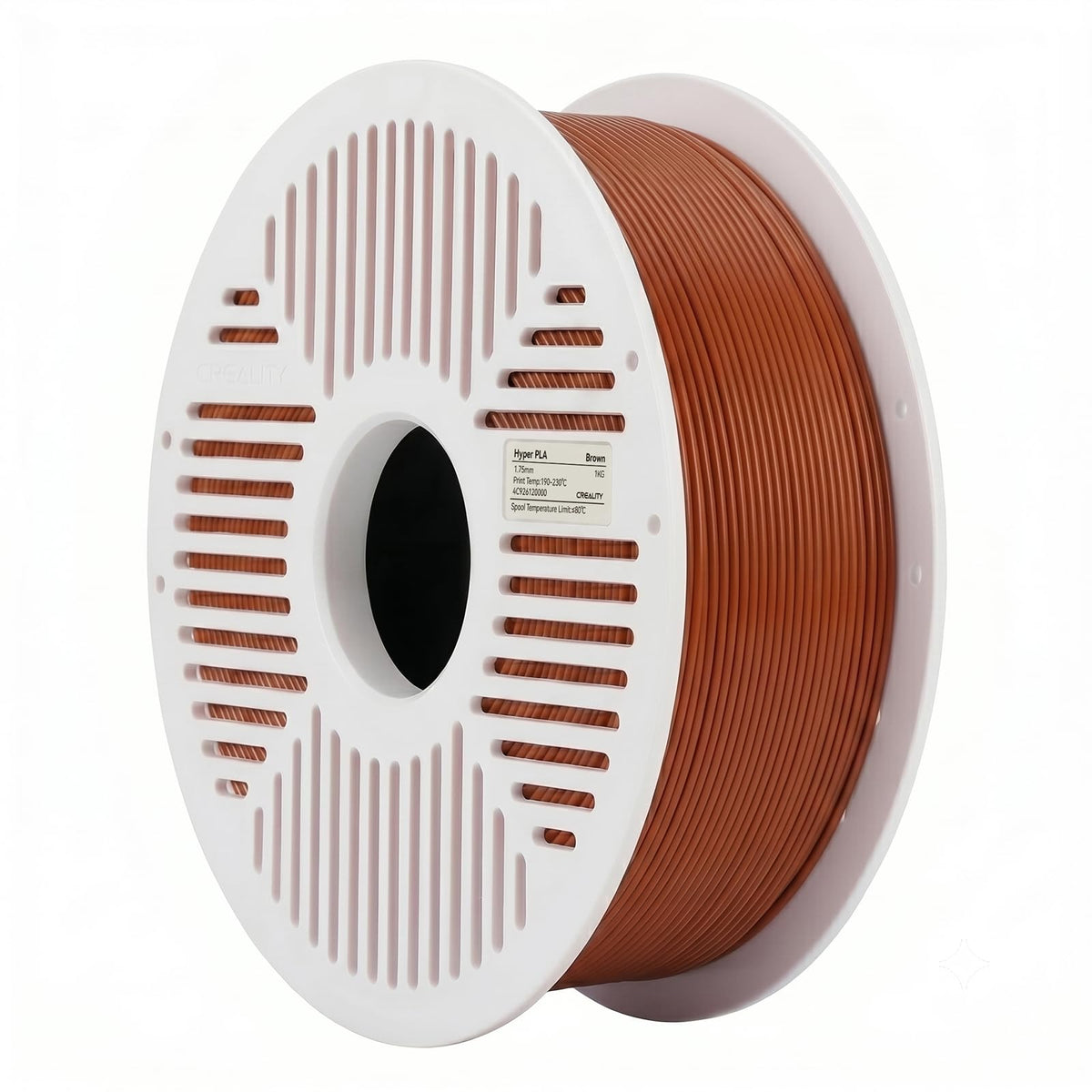 Creality Hyper PLA Filament RFID 1.75mm with Reusable Spool 1KG, High Speed Up to 600mm/s, White, 1-Pack