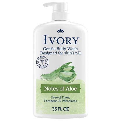 Ivory Body Wash Designed for the Whole Family, Original Scent, 35 fl oz
