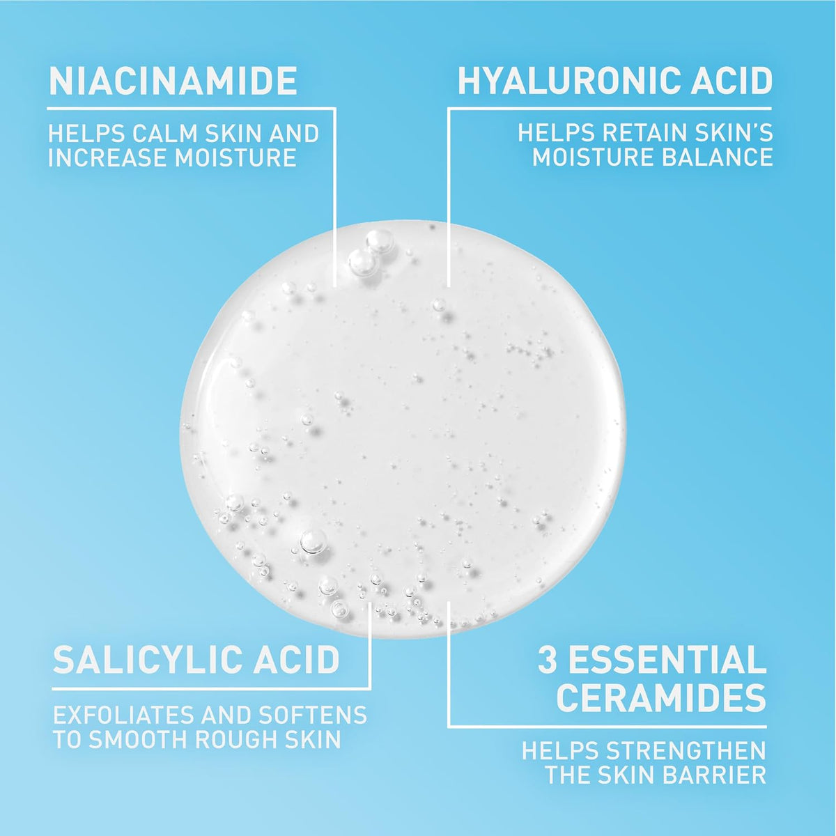 CeraVe Renewing Salicylic Acid Cleanser, Gentle Exfoliating Face Wash, 16oz