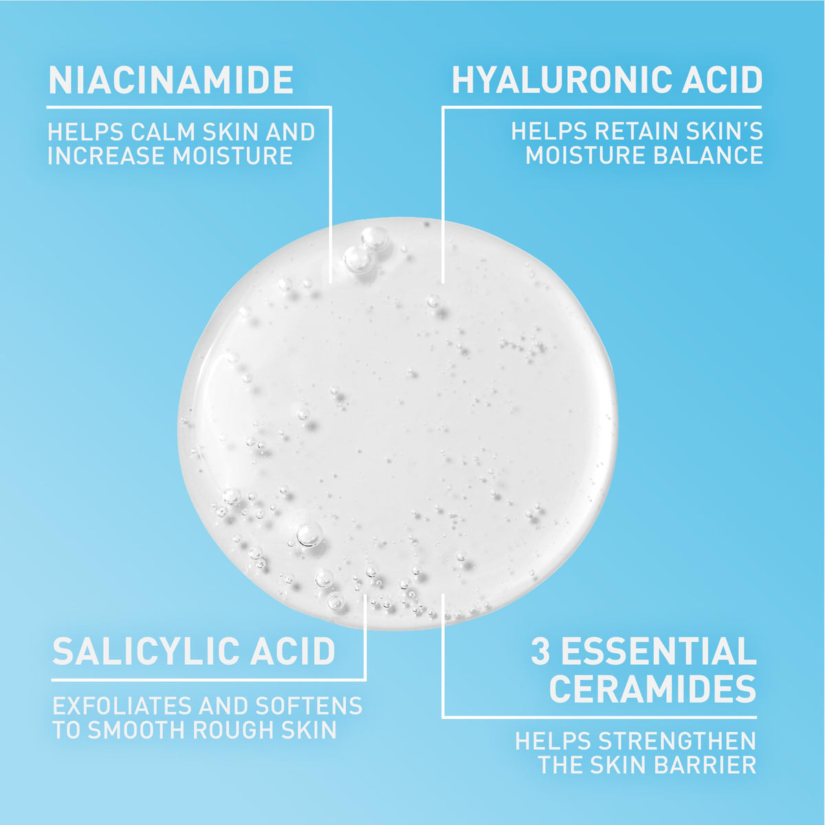 CeraVe Renewing Salicylic Acid Cleanser, Gentle Exfoliating Face Wash, 16oz