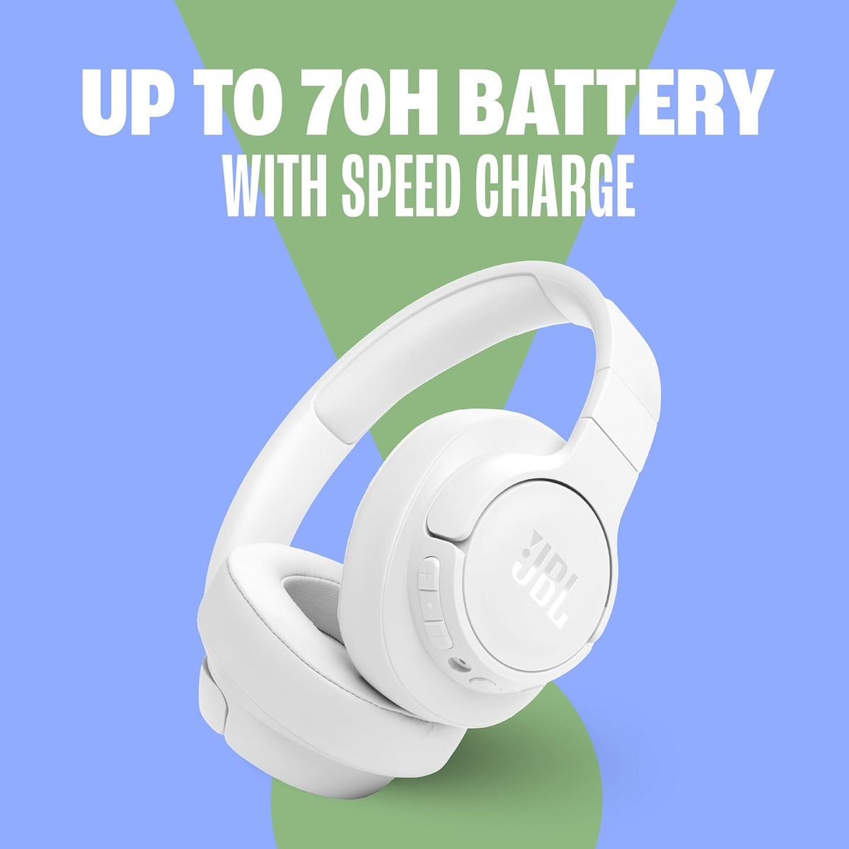 JBL Tune 770NC - Wireless Over-Ear Headphones - White