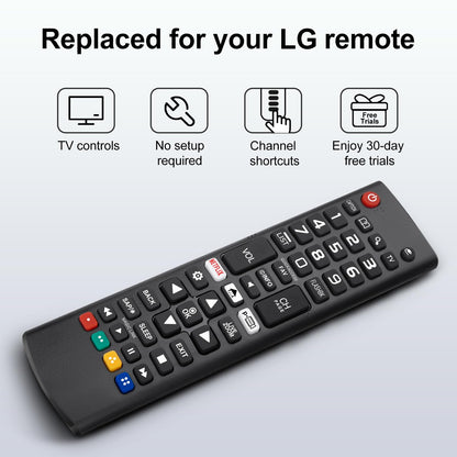 Replacement Remote Control for Hisense Smart Google TV，for Hisense UHD 4K ULED Google TVs