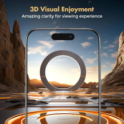 UNBREAKcable Privacy Screen Protector for iPhone 15, Full Coverage
