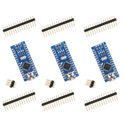ELEGOO Presoldered Nano Board USB-C with Cable Compatible with Arduino 3PC