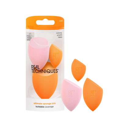 Real Techniques Mini Miracle Complexion Sponge for Makeup, 4 Count