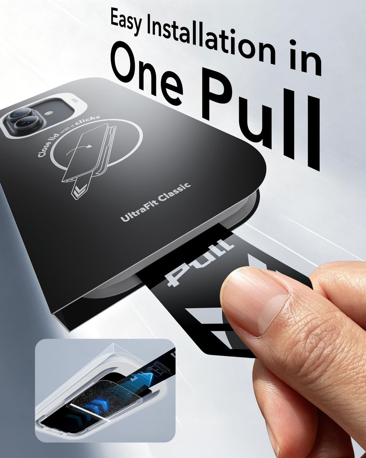 ESR 3 Pack for iPhone 17 Pro Max Screen Protector, Classic Clear