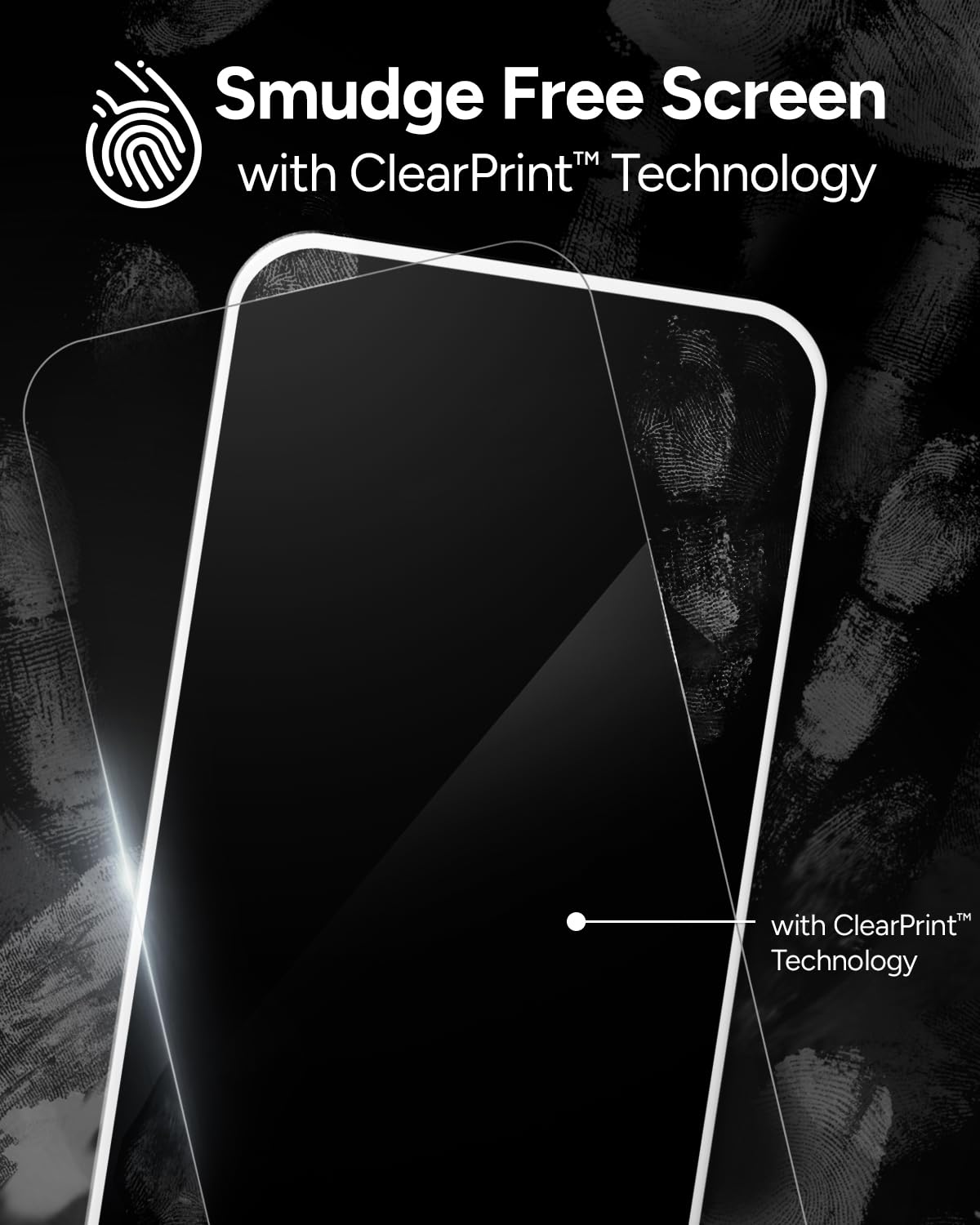 ZAGG Glass+ Screen Protector for iPhone 17