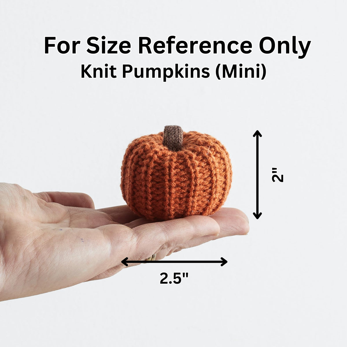 Mini Knit Pumpkins Set of 5, Fall Décor (Autumn Set)