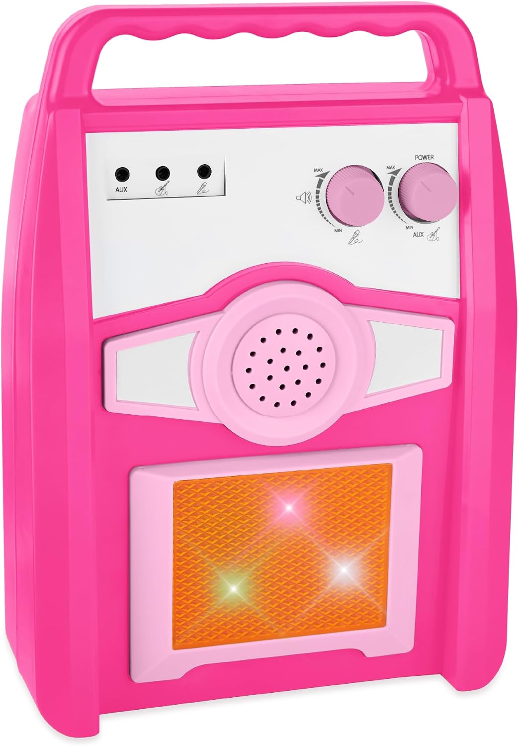 Best Choice Products Kids Guitar Set with Microphone & Amp, Pink