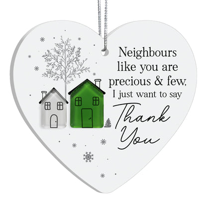Real Sea Glass Friendship Ornament, for Women Birthday