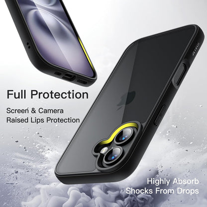 JETech Case for iPhone 16, Anti-Yellowing, Clear