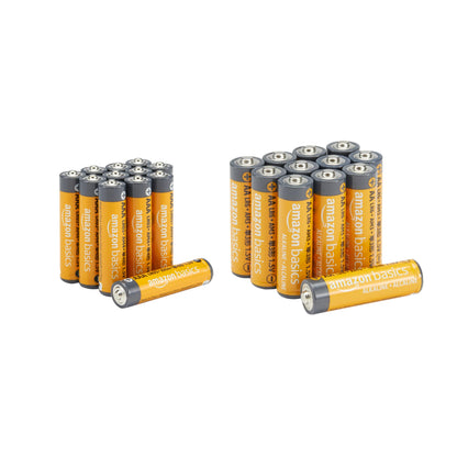 Amazon Basics 100-Pack AAA Alkaline High-Performance Batteries, 1.5 Volt, 10-Year Shelf Life