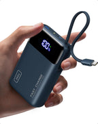 INIU Portable Charger, Smaller 45W Fast Charging Power Bank, 10000mAh Black