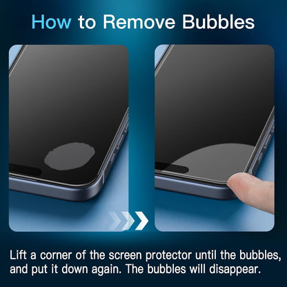 JETech Privacy Screen Protector for iPhone 16 Pro Max, 2-Pack