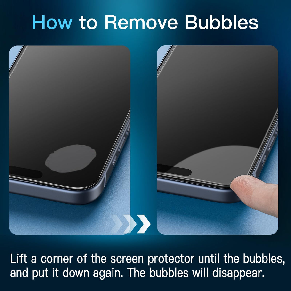 JETech Screen Protector for iPhone 18 Pro Max/17 Pro Max, 3-Pack