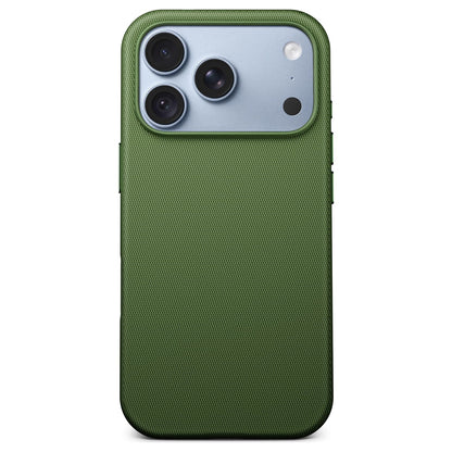 Mkeke for iPhone 17 Pro Max Case Techwoven Green, [Compatible with MagSafe] [Camera Control Cover] [Premium Tech Woven Fabric] [Drop Protection] Shockproof Skin-Friendly