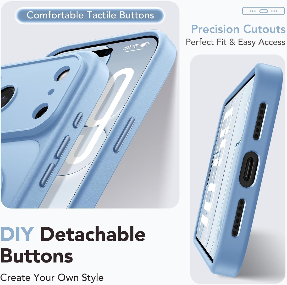 Magnetic Shockproof for iPhone 18 Pro & iPhone 17 Pro Case, Sunset Orange