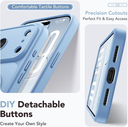Magnetic Shockproof for iPhone 18 Pro & iPhone 17 Pro Case, Sunset Orange