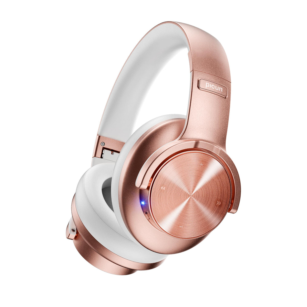 Picun B8 Wireless Bluetooth Headphones, 120H Playtime, 3EQ Modes, Black