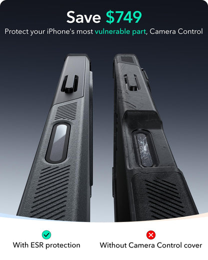 ESR Cyber Tough for iPhone 18 Pro Max/17 Pro Max Case, Black