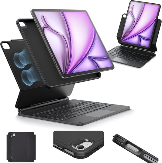 ESR for iPad Air 13 Inch Case Keyboard, Multi-Mode Magnetic Stand