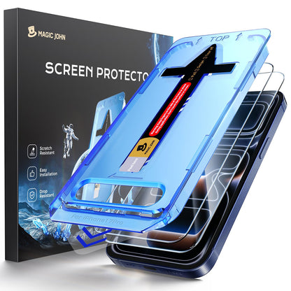 MAGIC JOHN for iPhone 18 Pro Max Screen Protector Easy Installation