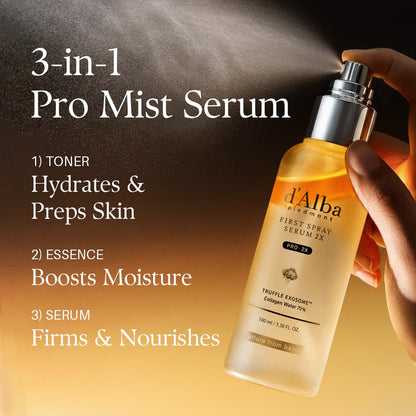 d'alba Piedmont Italian White Truffle First Spray Serum (1.69 fl oz)