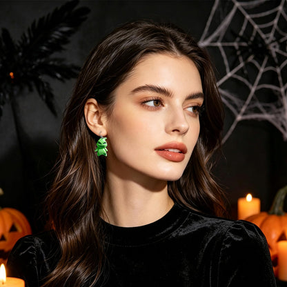 Hocus Pocus Earrings for Women Spooky Witch Halloween Pumpkin Earrings Halloween Accessories Witch Jewelry