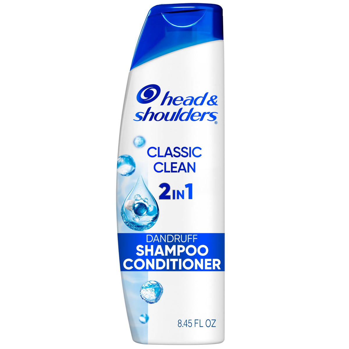 Head and Shoulders Classic Clean Anti-Dandruff 2 in 1 Paraben Free Shampoo and Conditioner, 32.1 fl oz