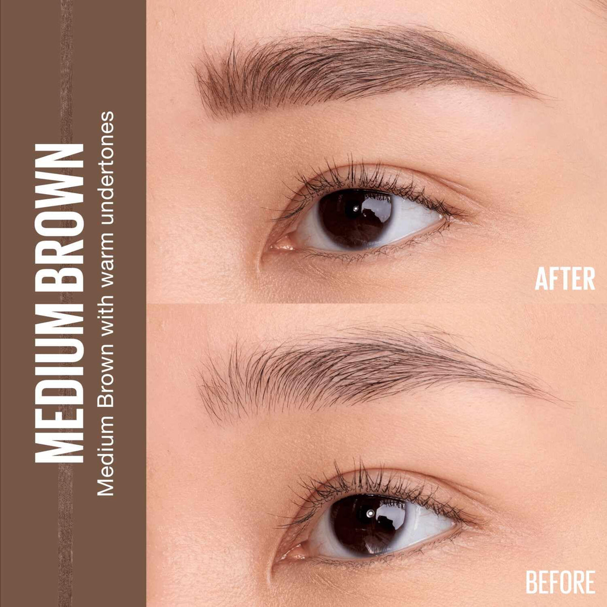 Maybelline Express Brow Ultra Slim Eyebrow Makeup, Brow Pencil with Precision Tip and Spoolie for Defined Eyebrows, Soft Brown 255, 1 Count