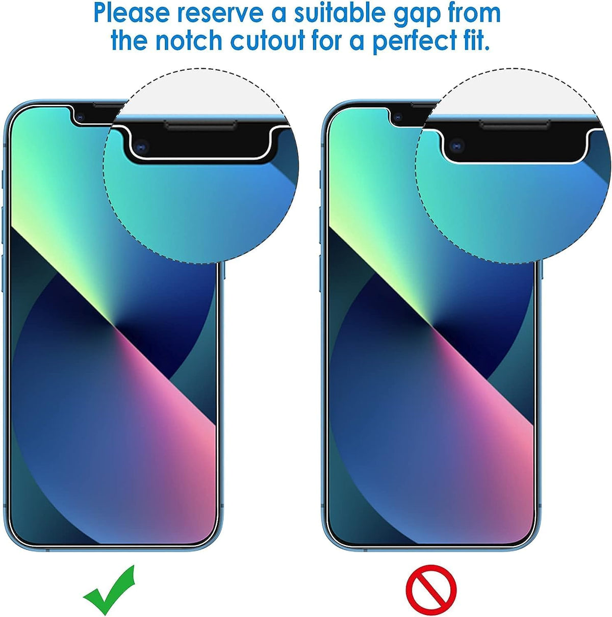 JETech Screen Protector for iPhone SE 3/2 (2022/2020), 3-Pack