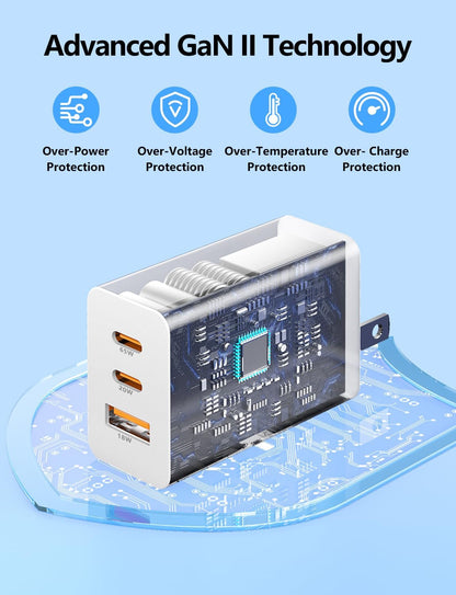 Type C Charger Fast Charging,4Pack 25W Super USB C Fast Charger Block