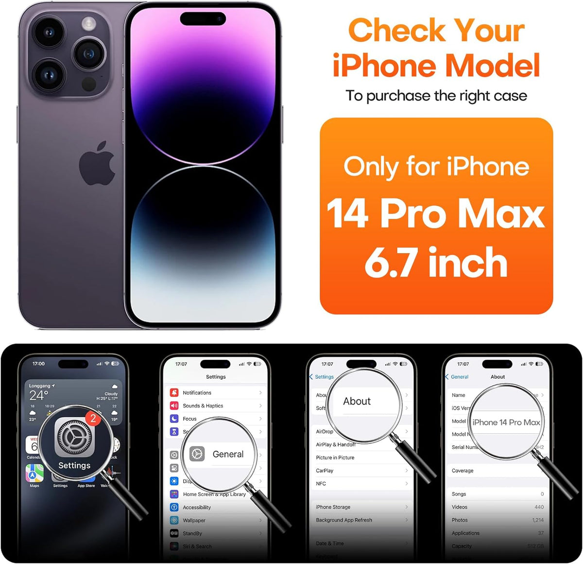 ImpactStrong Magnetic Guard Designed for iPhone 17 Air Case [Camera Protection] [Military Grade Drop Tested] [Compatible with MagSafe] Slim Translucent Matte Phone Case (6.6") - Navy Blue