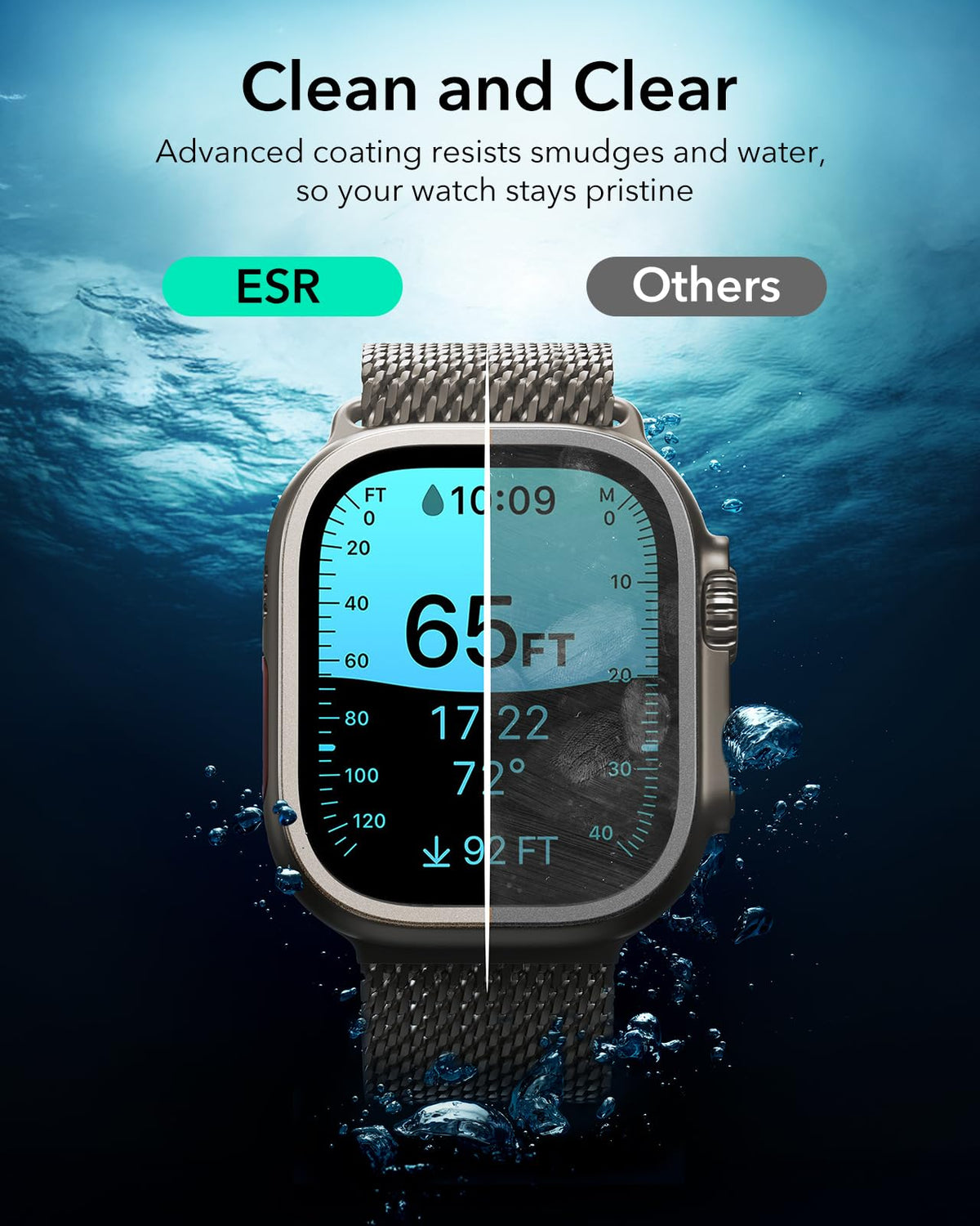 ESR Armorite Screen Protector for Apple Watch Ultra 4 2026/3/2/Ultra