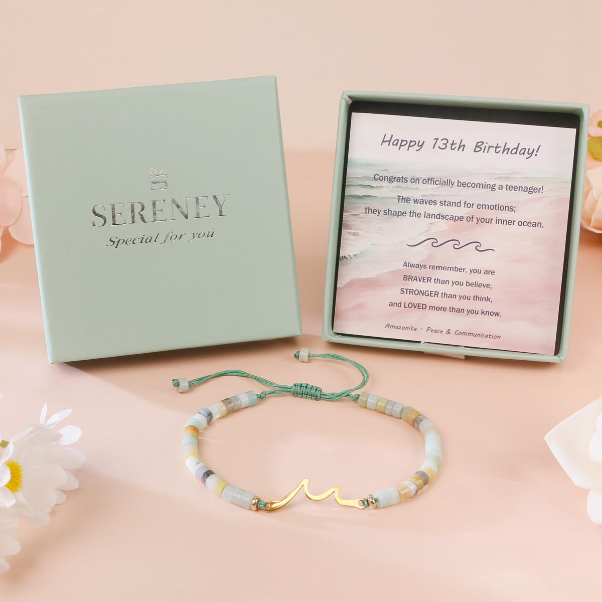13th 16th 18th 40th 50th 60th Birthday Gifts Wave Birthday Bracelet