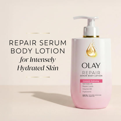 Olay Super Serum Hand & Body Lotion, Luminous & Resilient Skin, 17 fl oz