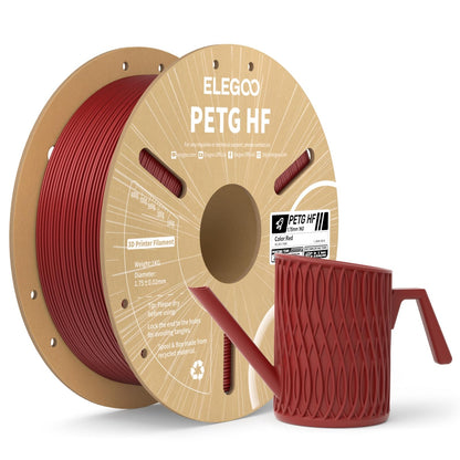 ELEGOO Rapid PETG 3D Printer Filament 1.75mm Black 1KG