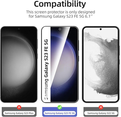 NEW'C for Samsung Galaxy S23 6.1" (SM-S911),Screen Protector Tempered Glass