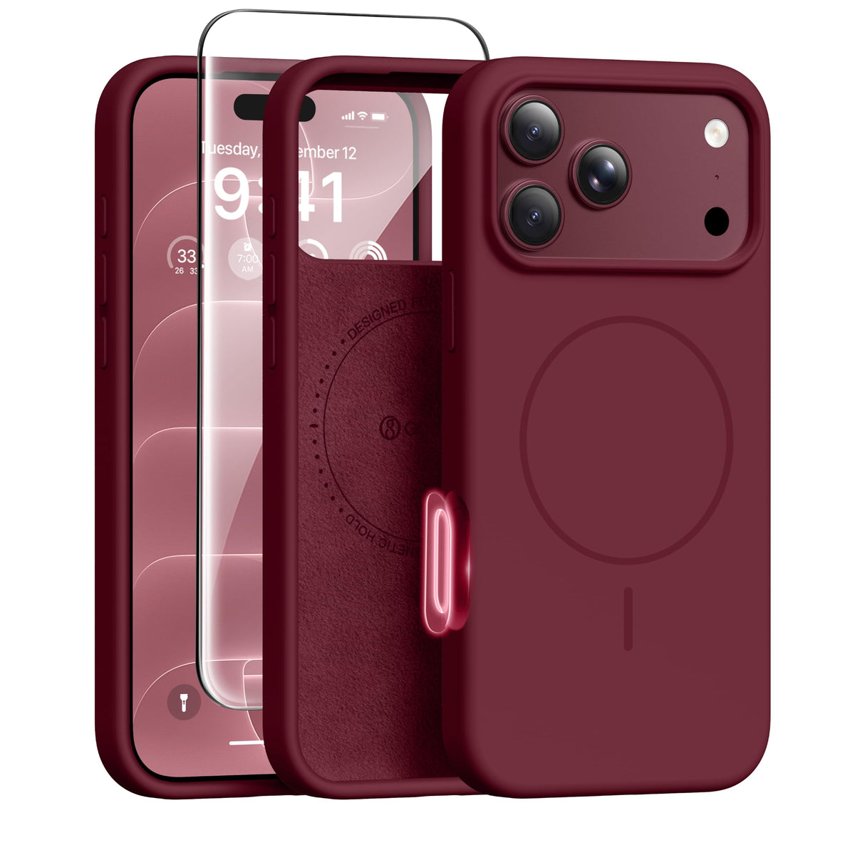 GONEZ for iPhone 18 Pro Max Case/iPhone 17 Pro Max Case, Mist Blue