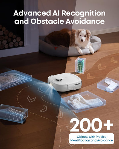 eufy E25 Robot Vacuum and Mop for Pet Hair, 20,000 Pa, HydroJet Roller Mop