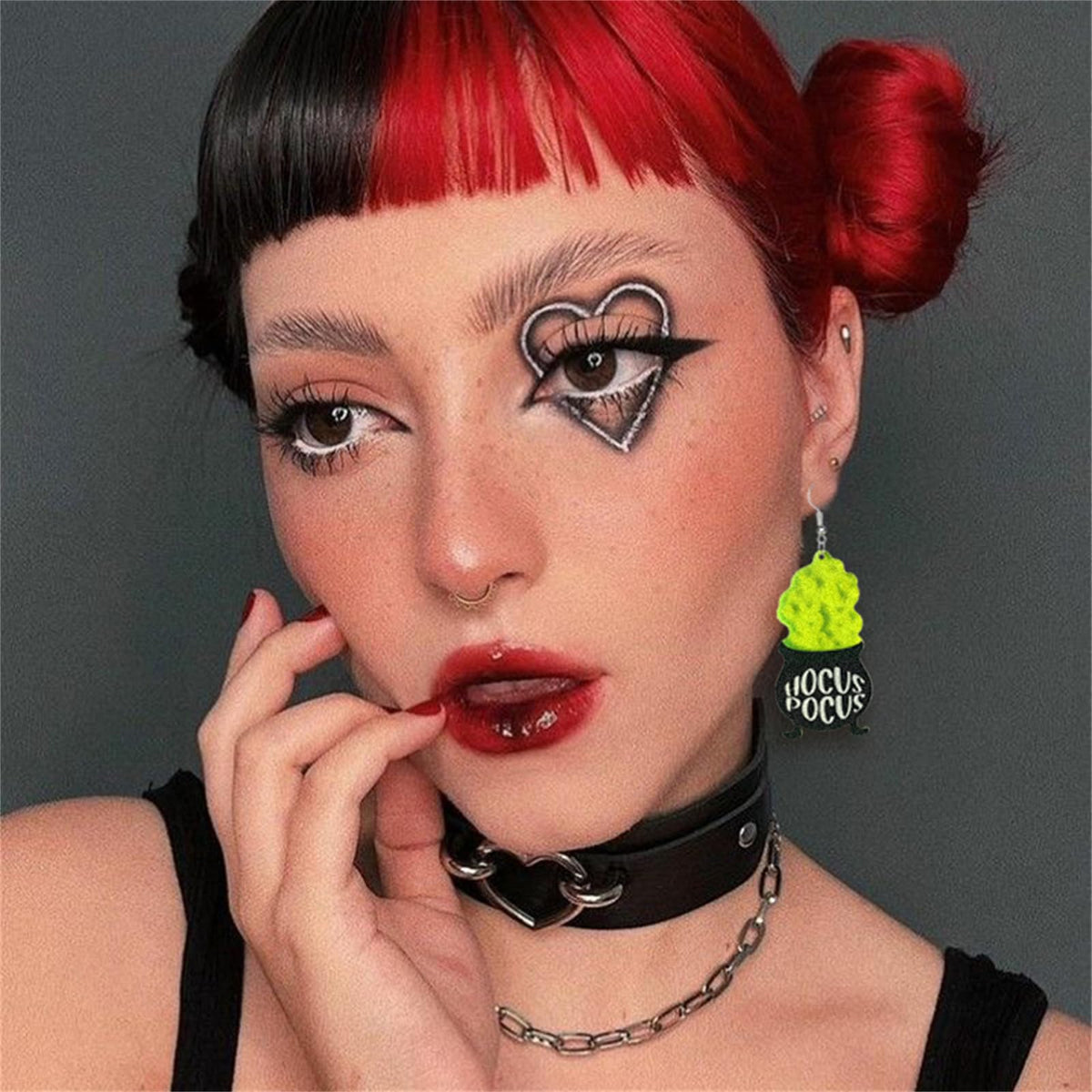 Hocus Pocus Earrings for Women Spooky Witch Halloween Pumpkin Earrings Halloween Accessories Witch Jewelry
