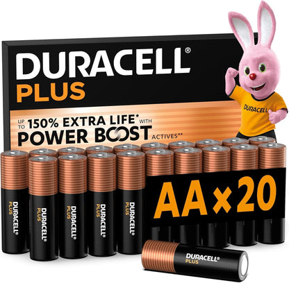 DURACELL Plus D Alkaline Batteries (4 Pack) 1.5V, LR20