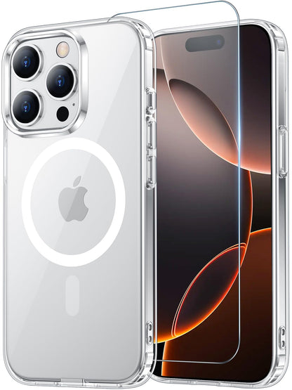Temdan for iPhone AIR Case with Screen Protector Beige